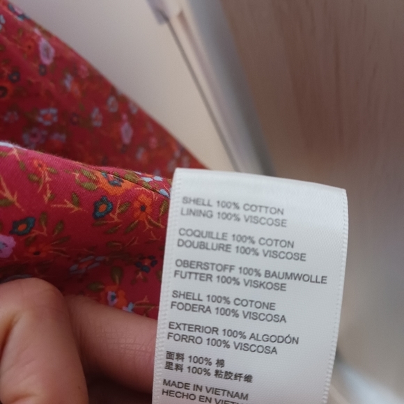 NWT Free People Cottage Core Floral Short Dress Smocked Front Poppy Combo - Picture 13 of 14